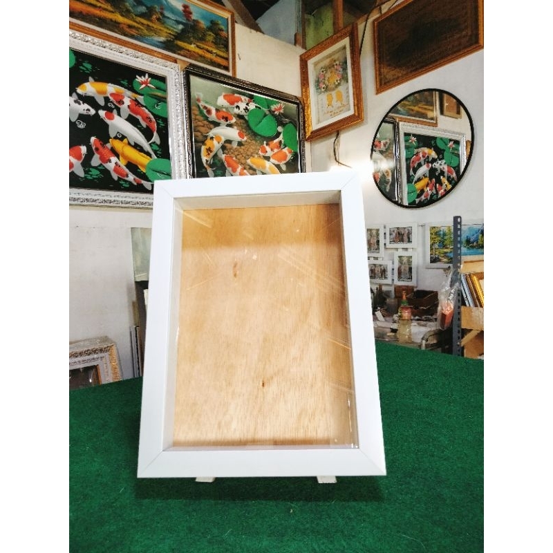 bingkai mahar bingkai mendali 14R(25x35) scrapbook bingkai pernikahan