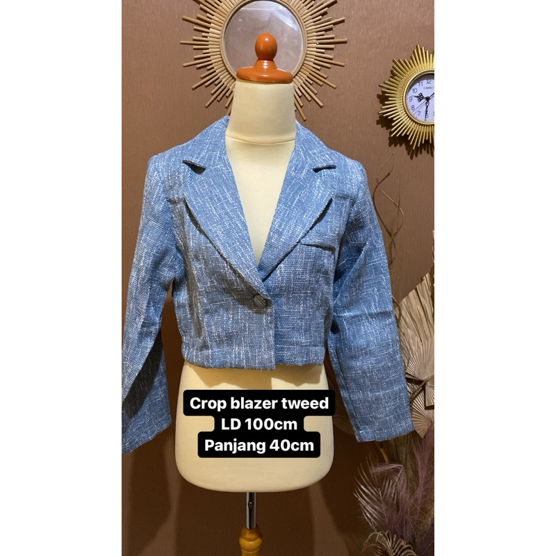 blazer tweed premium bangkok