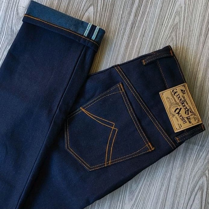Jeans/Denim wrangler Indigo x blue 14.5oz selvedge accents
