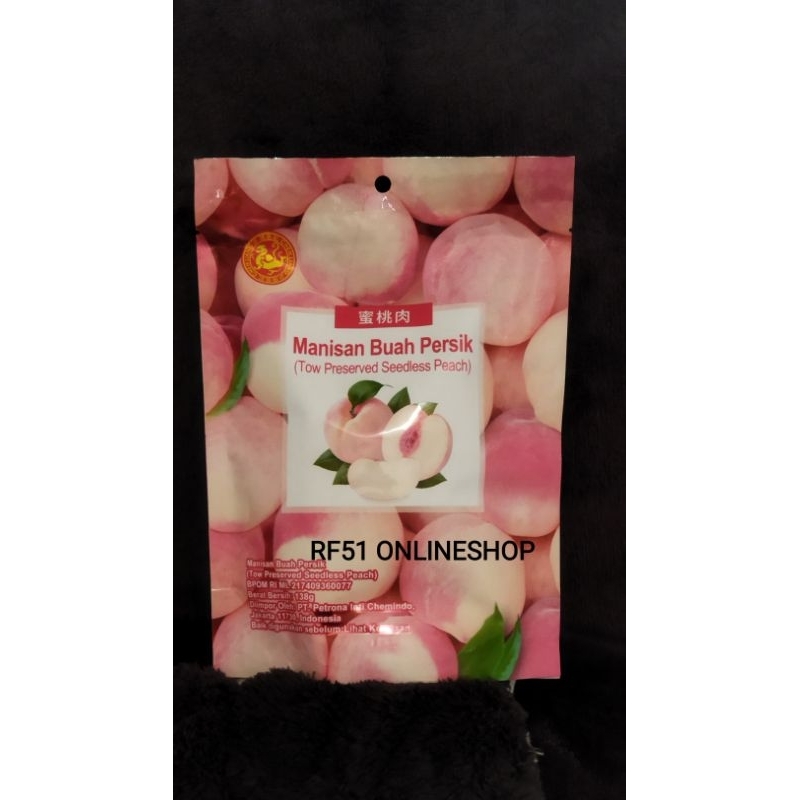 

CHEN LIANG JI MANISAN BUAH PERSIK 138gr
