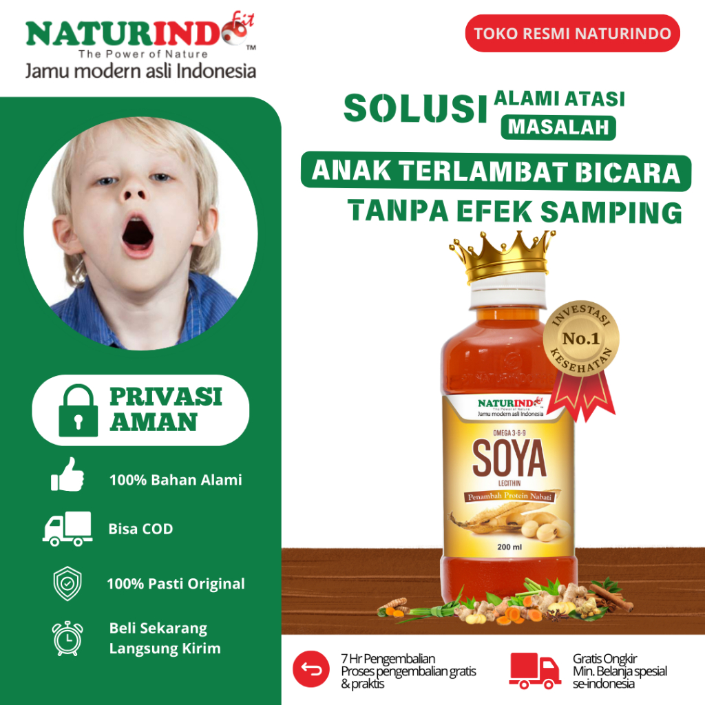 Omega 3 6 9 Soya Lecithin Naturindo Obat Herbal Anak Dewasa Imunitas Tubuh Jamu Jambi