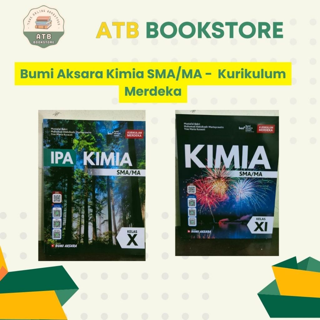 Buku Kimia Kelas 10, 11, 12 SMA/MA Kurikulum Merdeka - BUMI AKSARA