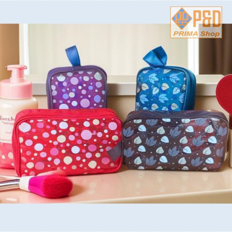 Tas kosmetik mika warna, tas make up skincare WN24