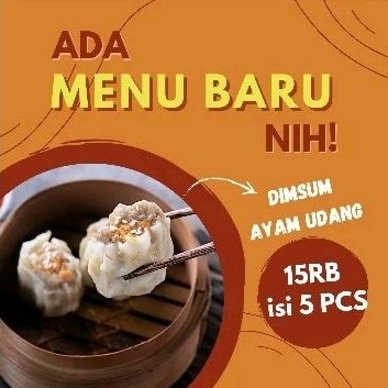 

DIMSUM AYAM UDANG REGULER BESAR BERAT 37GRAM ISI 5 PLUS CHILI OIL