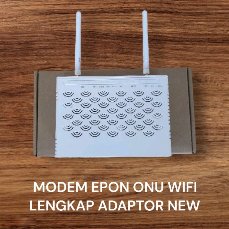 MODEM EPON ONU WFI LENGKAP ADAPTOR NEW