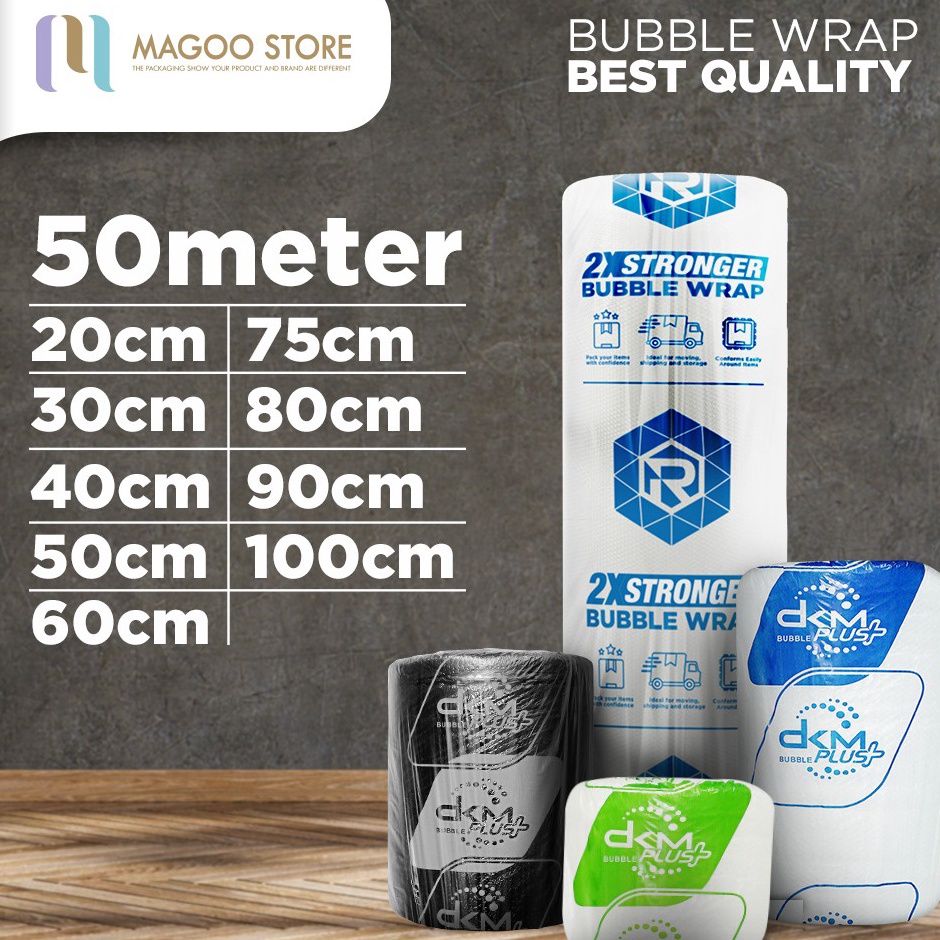 

Restock Bubble Wrap Roll Premium Rusfet 5m Plastik Bubble Packing DKM PLUS