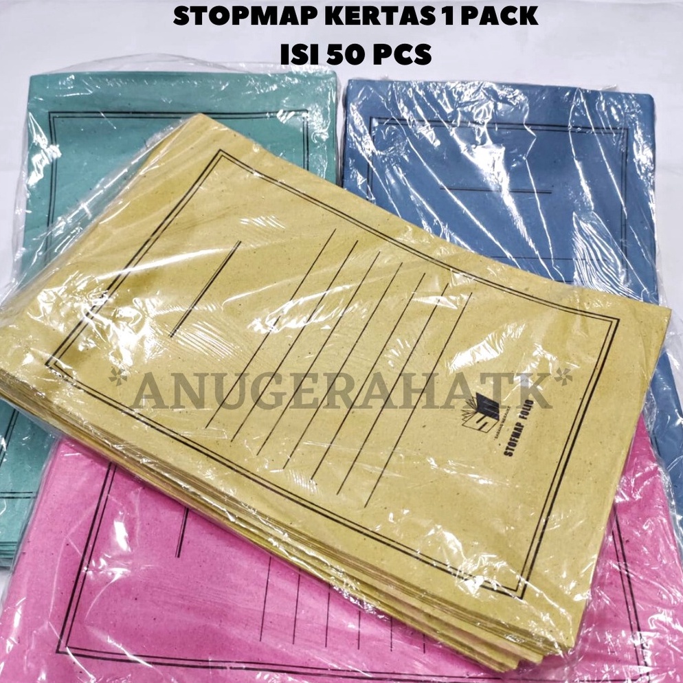 

Sale Sekarang 1PACK5 Pcs Stopmap Kertas Folio Map Kertas ISI 5 MAP