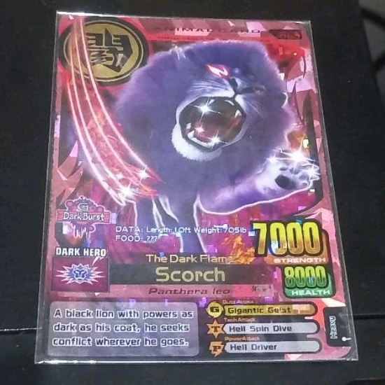 kartu animal kaiser scorch ver 5 ultra rare original