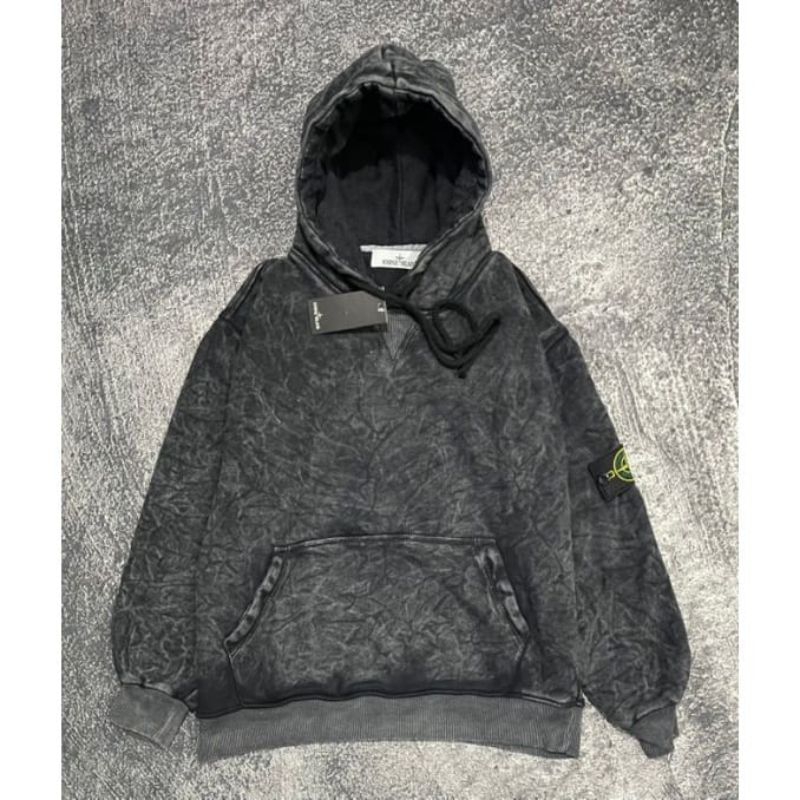 HOODIE STONE ISLAND WASH FULL TAG LABEL