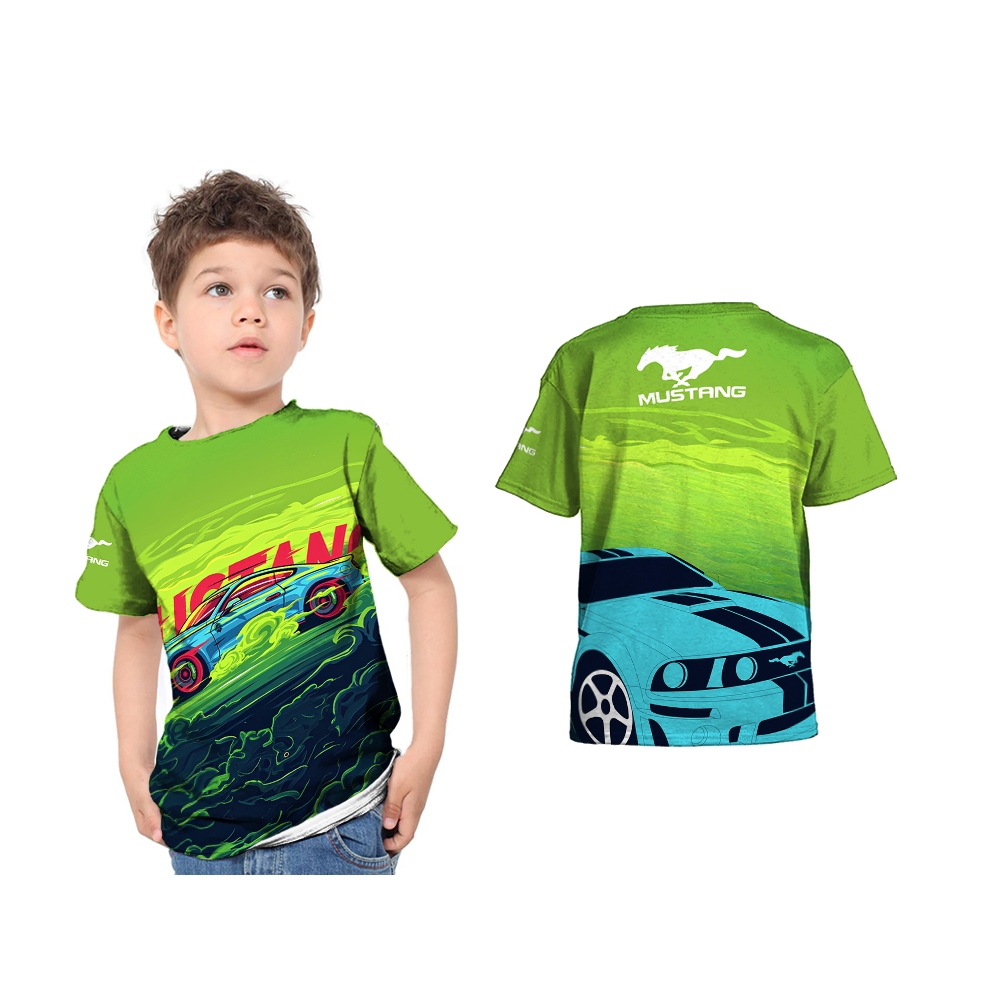 Asisa - Kaos Baju Tshirt & Jaket Sweater Anak FORD MUSTANG | Printing Sublime