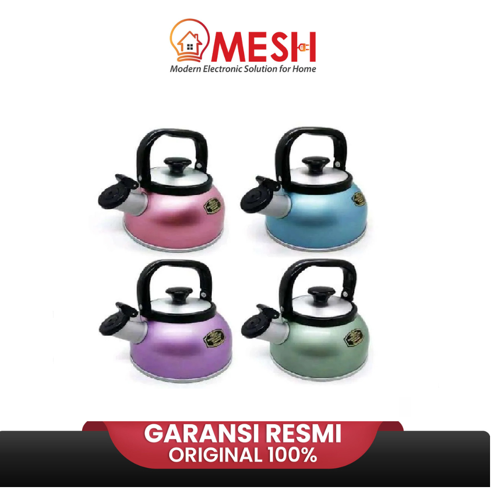 Maspion TEKOSUMMER35 Teko Rigoleto 3.5L Summer Teko Bunyi Siul-Original-New Arrival-Teko-Pemasak Air