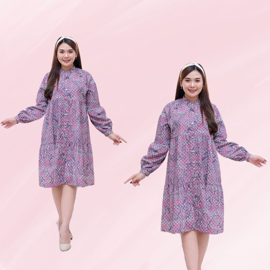 [BHUMIJAWA COLLECTION] - HOB Dress Batik Lavani Cap Primissima