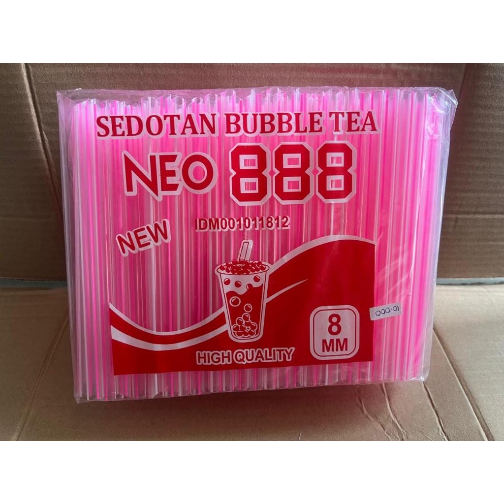 SEDOTAN PLASTIK WARNA DRINKING STRAW POP ICE BOBA