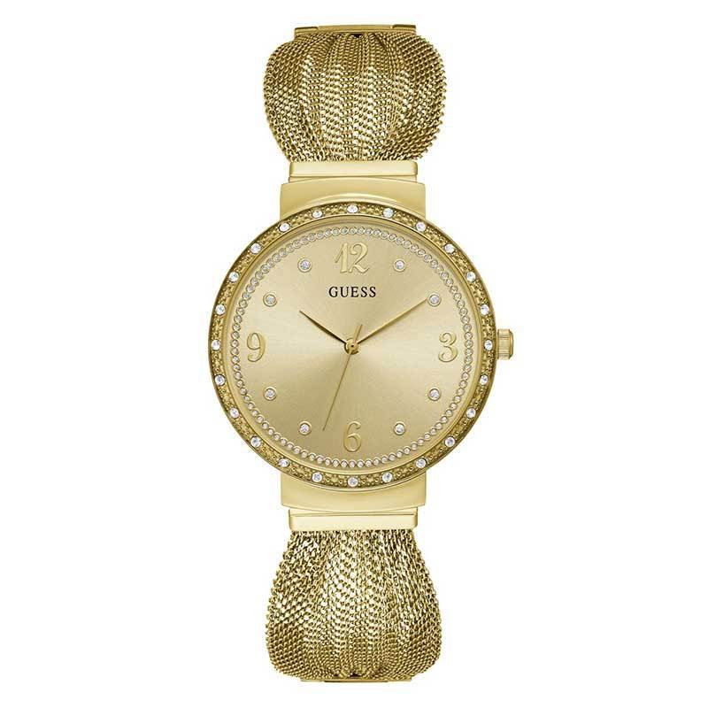 GUESS Ladies Watch CHIFFON  Gold Tone - W1083L2