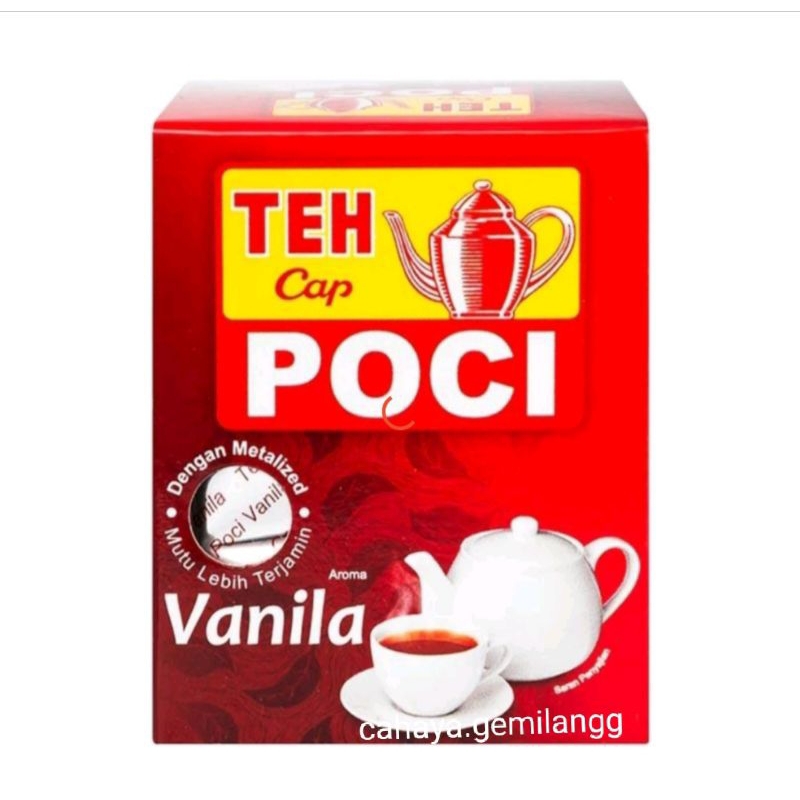 

TEH CAP POCI VANILA BUBUK 50Gr - Teh Cap Poci Bubuk / Teh Kepyur / Teh Rasa Vanila / Teh Seduh Wangi Vanila /Teh Hitam Seduh / Poci Vanila Seduh / Teh Cap Poci / Oleh Oleh Tegal / Teh Khas Tegal Slawi / Teh Poci Tegal Slawi /Teh Solo / Teh Tegal Slawi