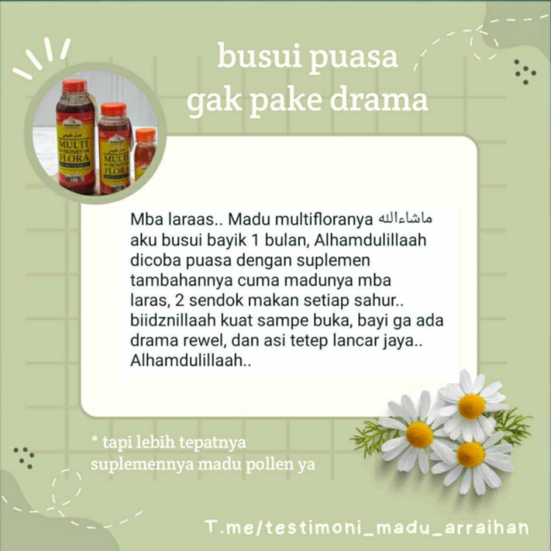 

madu murni multiflora 650gr full nektar aneka bunga