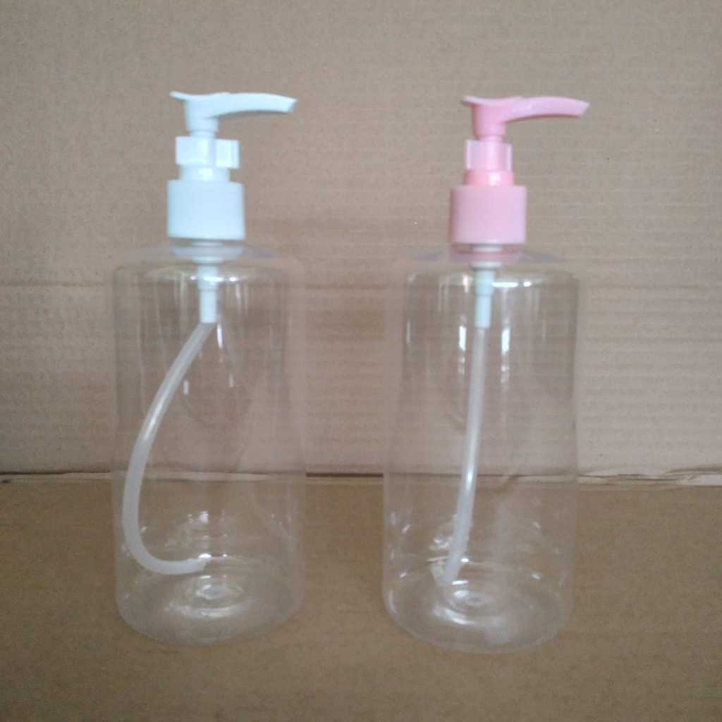 Botol Sabun 500ml / Botol Sabun Cair 500ml triger bening pet plastik