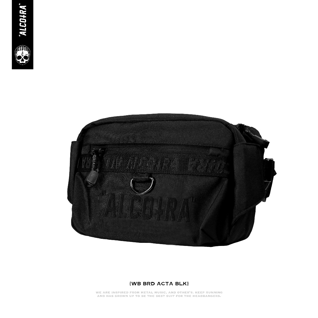 WB BRD ACTA BLK // WAISTBAG BORDIR ALCOTRA BLACK // WAISTBAG ALCOTRA