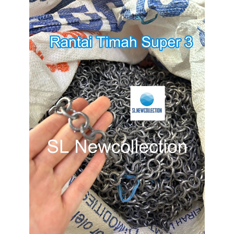 RANTAI TIMAH Pemberat Jala NO.1-2-3 / HARGA PER KILO MURAH