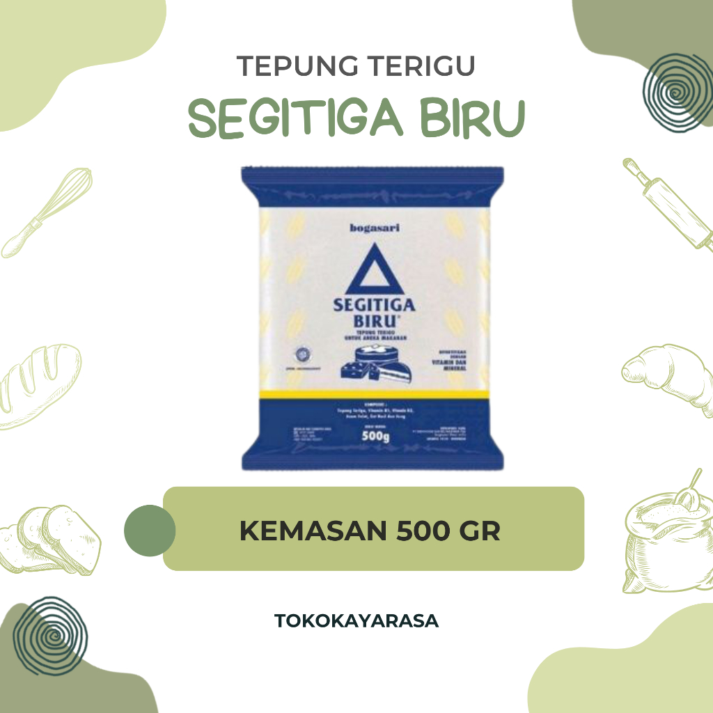 

TEPUNG SEGITIGA BIRU 500 GR