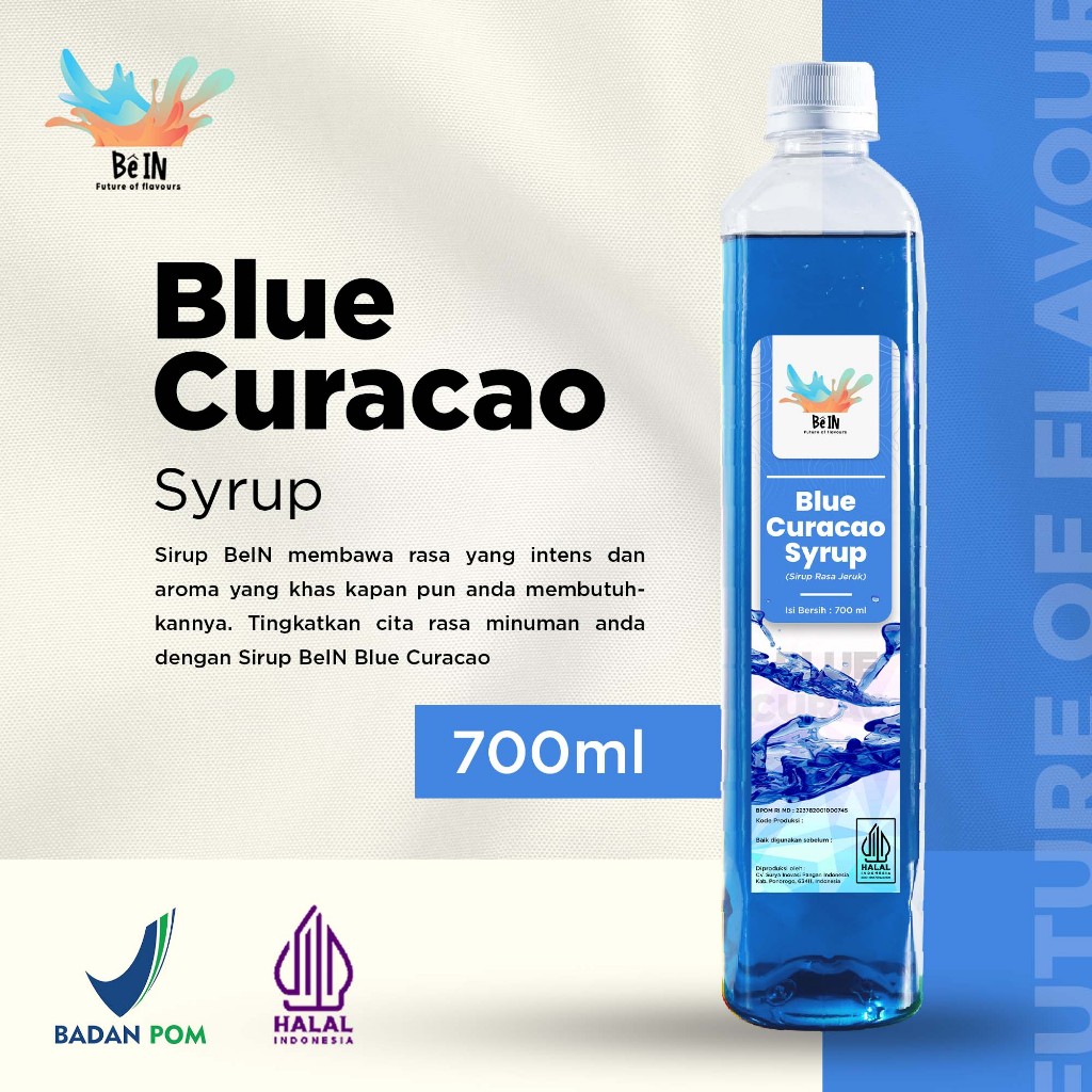 

BeIn Blue Curacao Syrup - Sirup Kurasao Biru 750ml