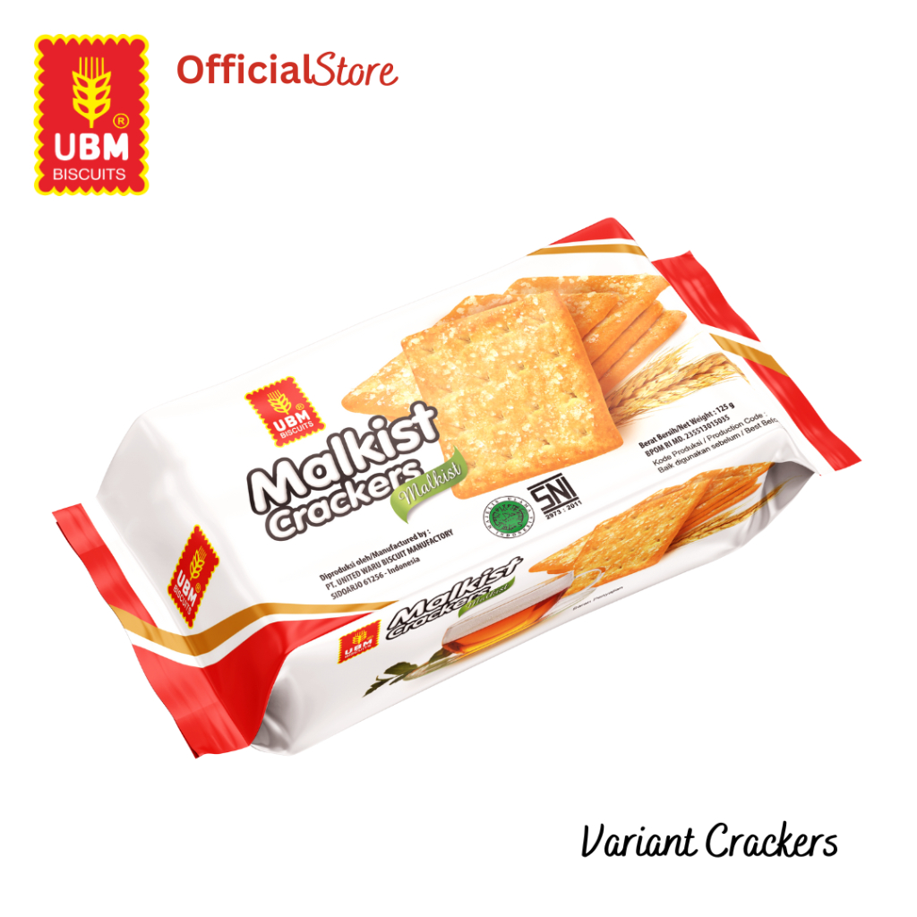 

UBM Biscuit Malkist Crackers 125g