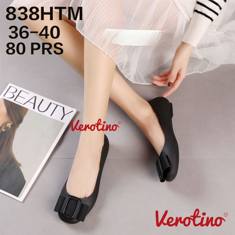 Sepatu Flat Shoes Wanita Karet Jelly Elastis Sepatu Wanita Motif Pita Simple Elegan
