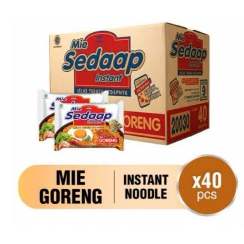 

[1 dus isi 40 Pcs] Mie Sedaap goreng