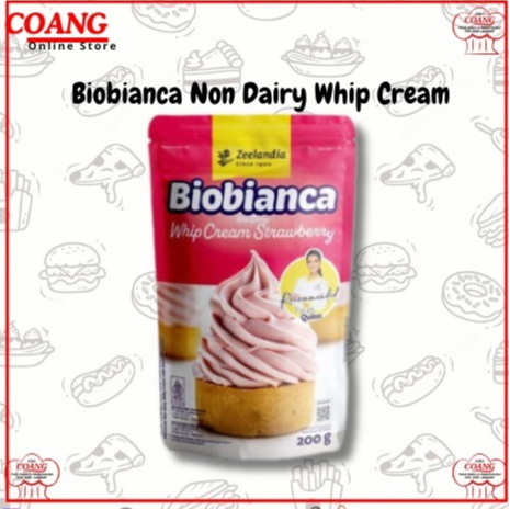 

ZEELANDIA BIOBIANCA WHIP CREAM STRAWBERRY 200 G