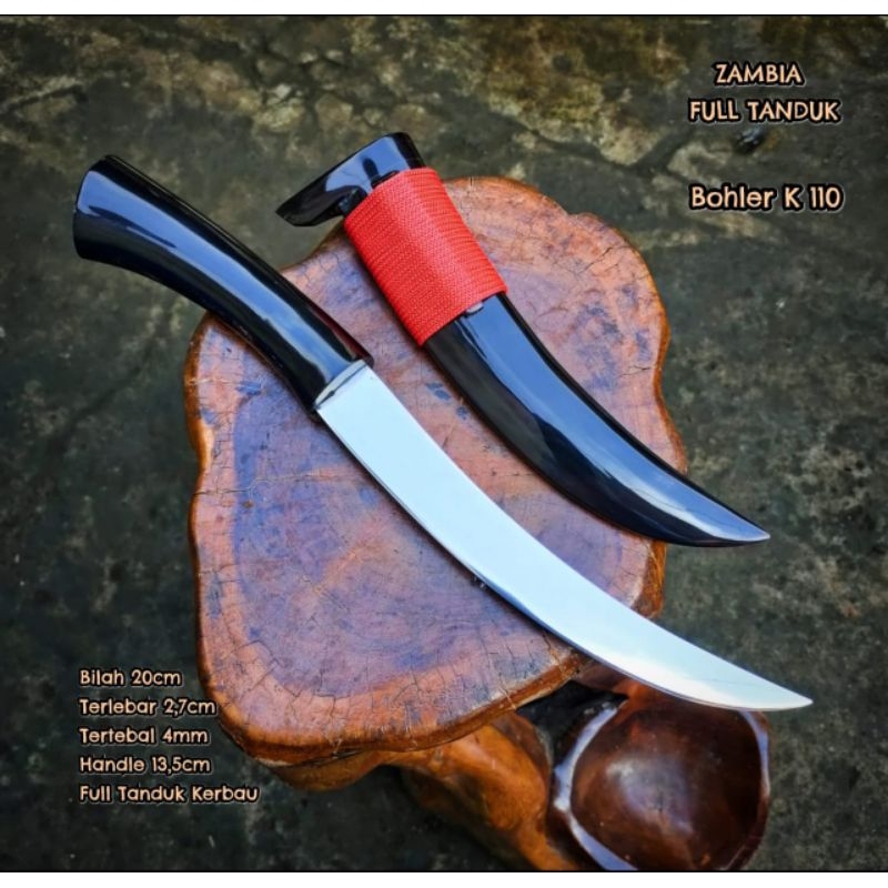PISAU SESET DAGING FULL TANDUK BAJA BOHLER K110 ZAMBIA