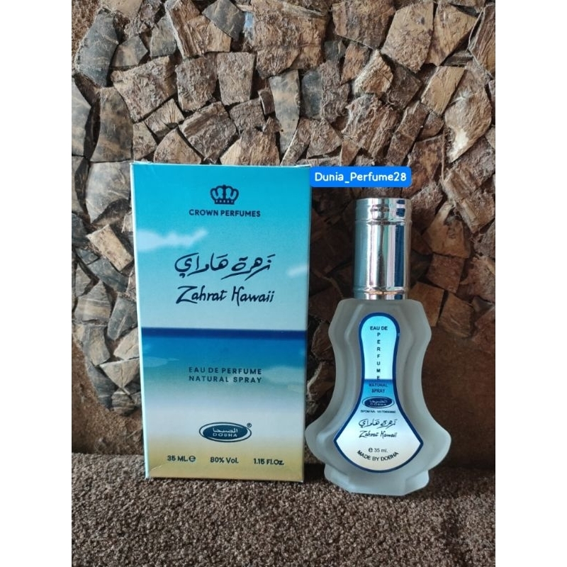 Perfume DOBHA spray Original 35ml aroma Zahrat hawaii