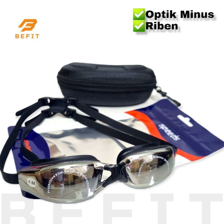 KODE K58C Kacamata Renang Diving Optik Minus Dewasa Anak