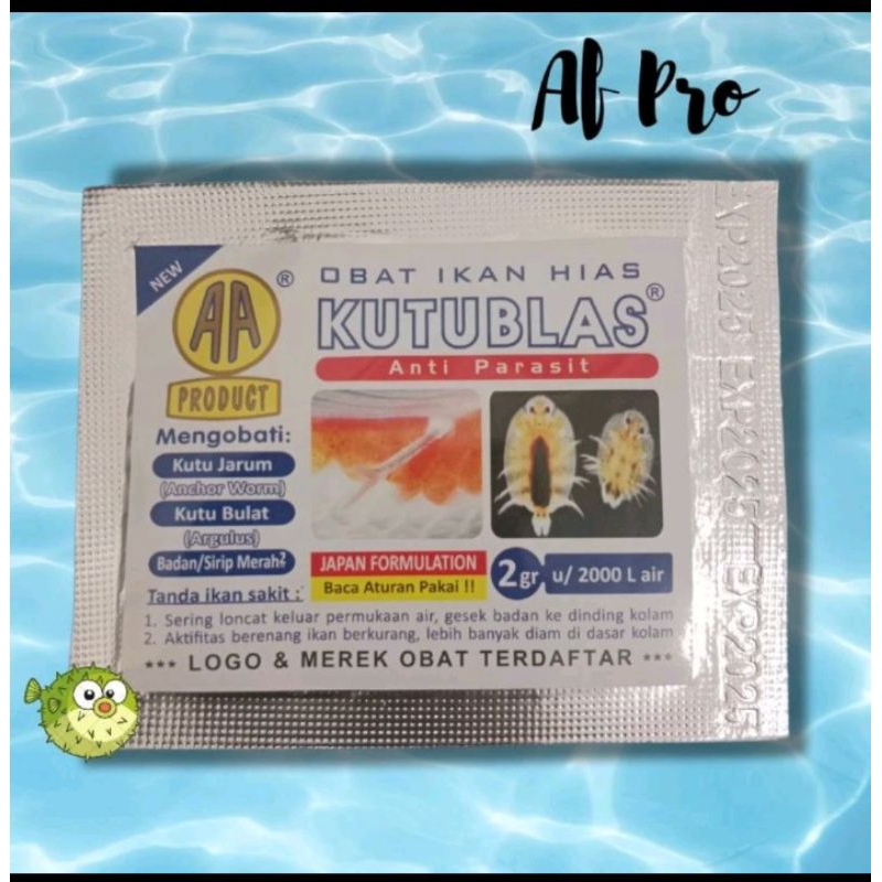 AKARI AA KUTUBLAS 2GR OBAT IKAN ANTI KUTU ANTI BAKTERI PARASIT