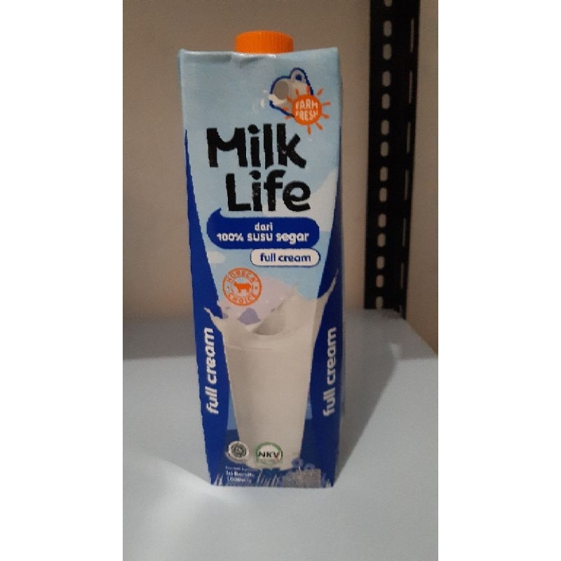 

MilkLife UHT FULL CREAM 1000ml - Susu Full cream 1 Liter