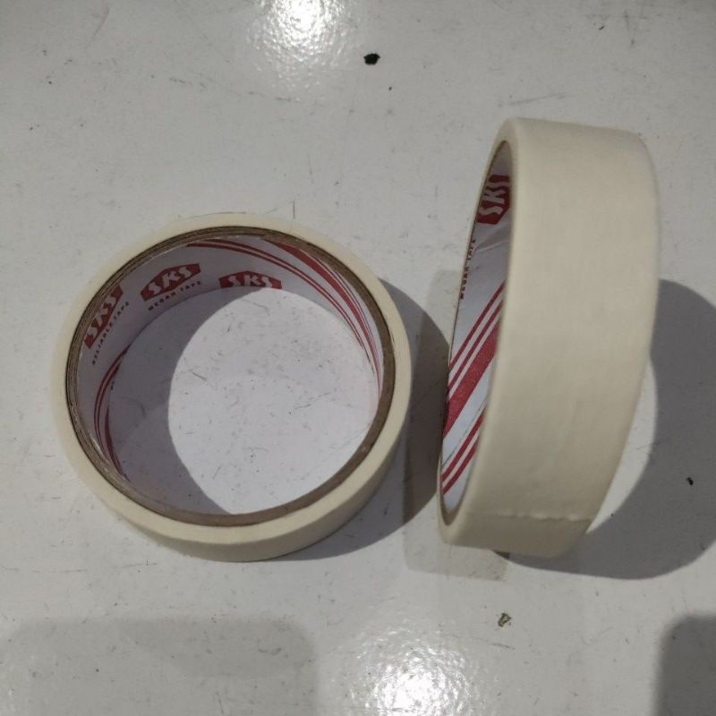 

Lakban kertas / Masking tape SKS 1 inch x 20 yard