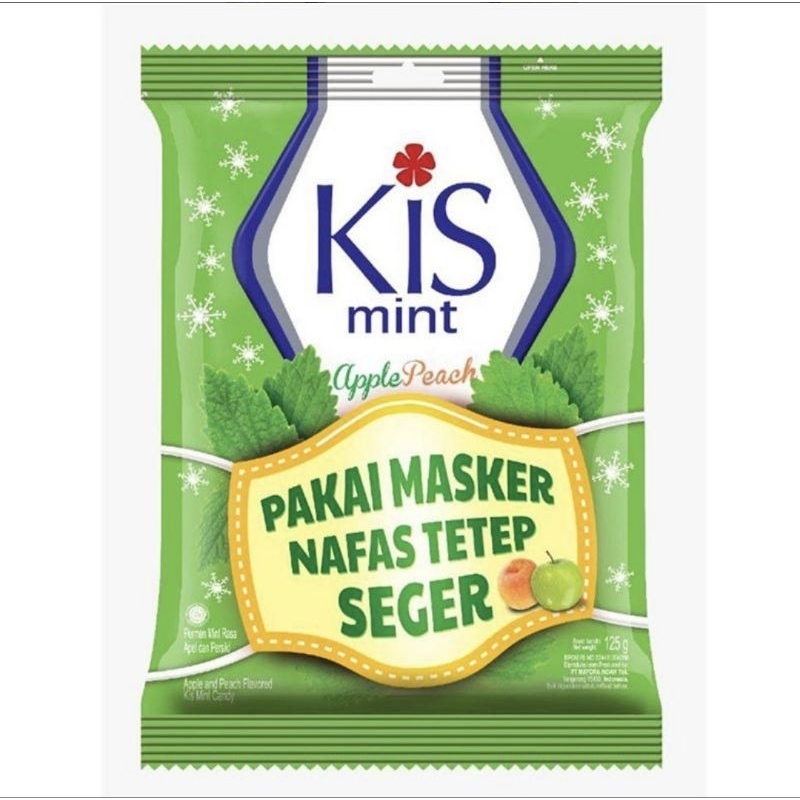 

KIS Permen mint apel persik 125g