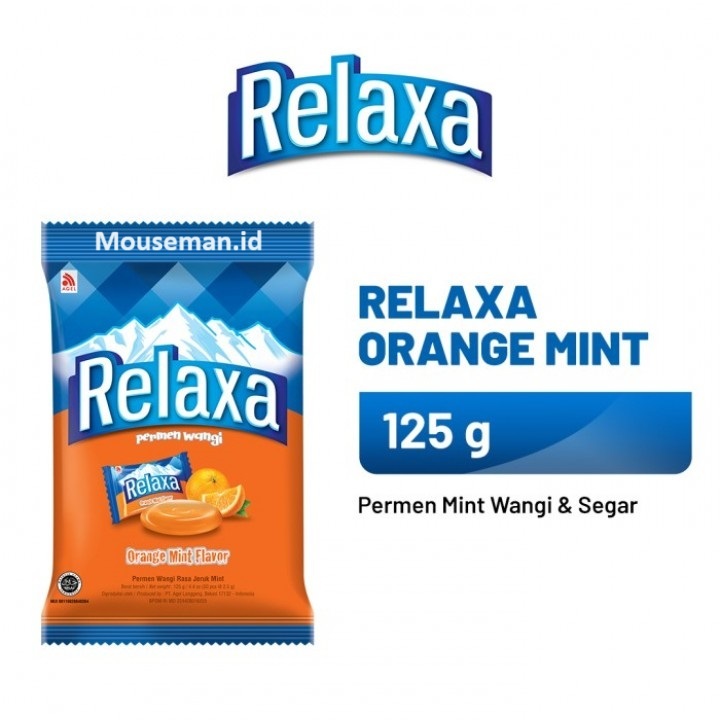 

Mouseman - Permen Wangi Relaxa Pack Rasa Jeruk Mint Orange Mint Flavor 125gr