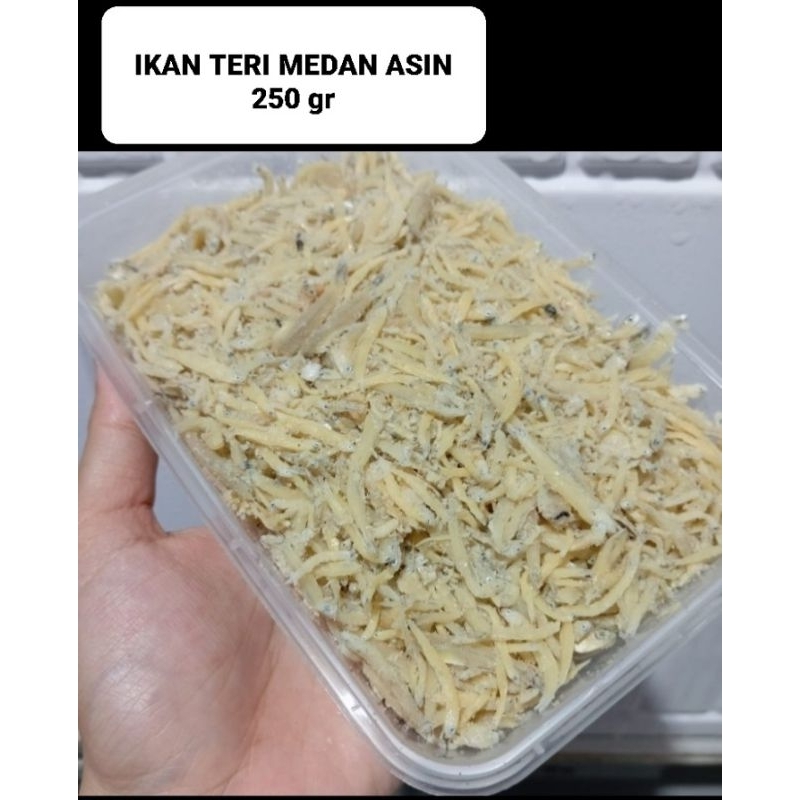 

IKAN TERI MEDAN ASIN 250 GR