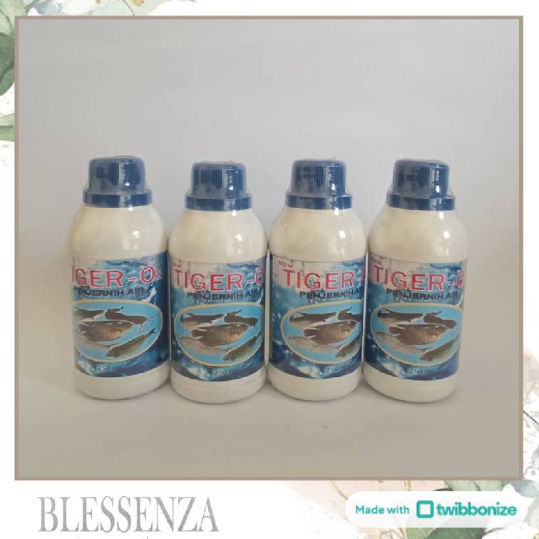 TIGER O2 250 ML - PENJERNIH AIR KOLAM IKAN KOI IKAN LELE IKAN NILA