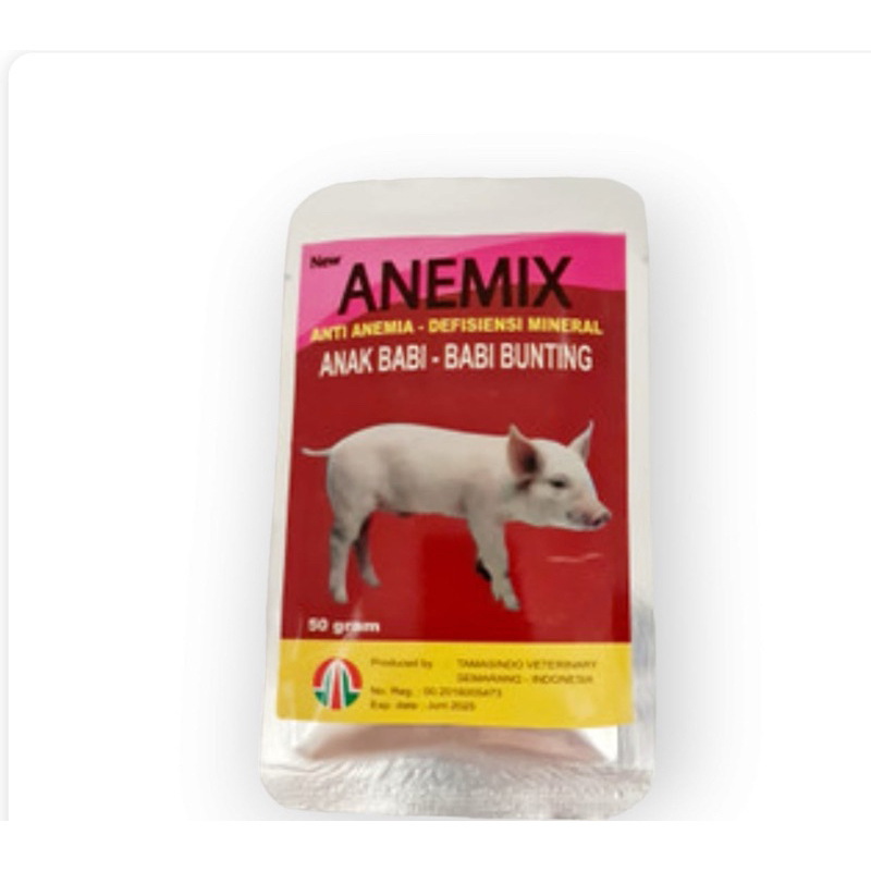 Vitamin Babi Bunting Vitamin Anak Babi Obat Babi Sakit Vitamin Babi Nafsu Makan Suplemen Babi ANEMIX