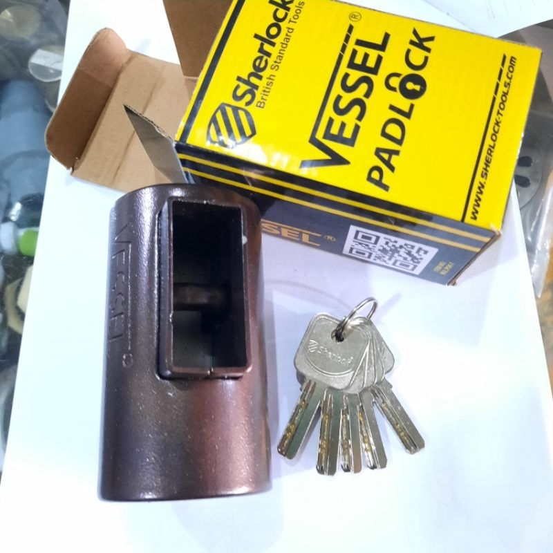 Gembok Sherlock Vessel Padlock / British Standard tools/ Gembok anti potong Sherlock Original / Gemb