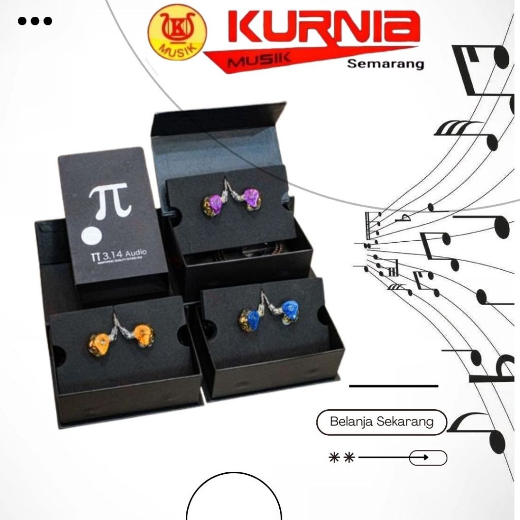 Wave Audio Pi 3.14 audio IEM DR2 PRO in ear monitor IEM Panggung ORIGINAL