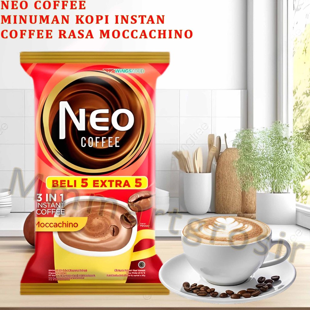 

Neo Coffee / Minuman Kopi Instan / Coffee Rasa Moccachino / 3in1