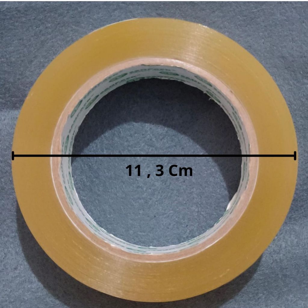 

Lakban Jumbo isi 6 pcs Bening 125 yard x 45 mm