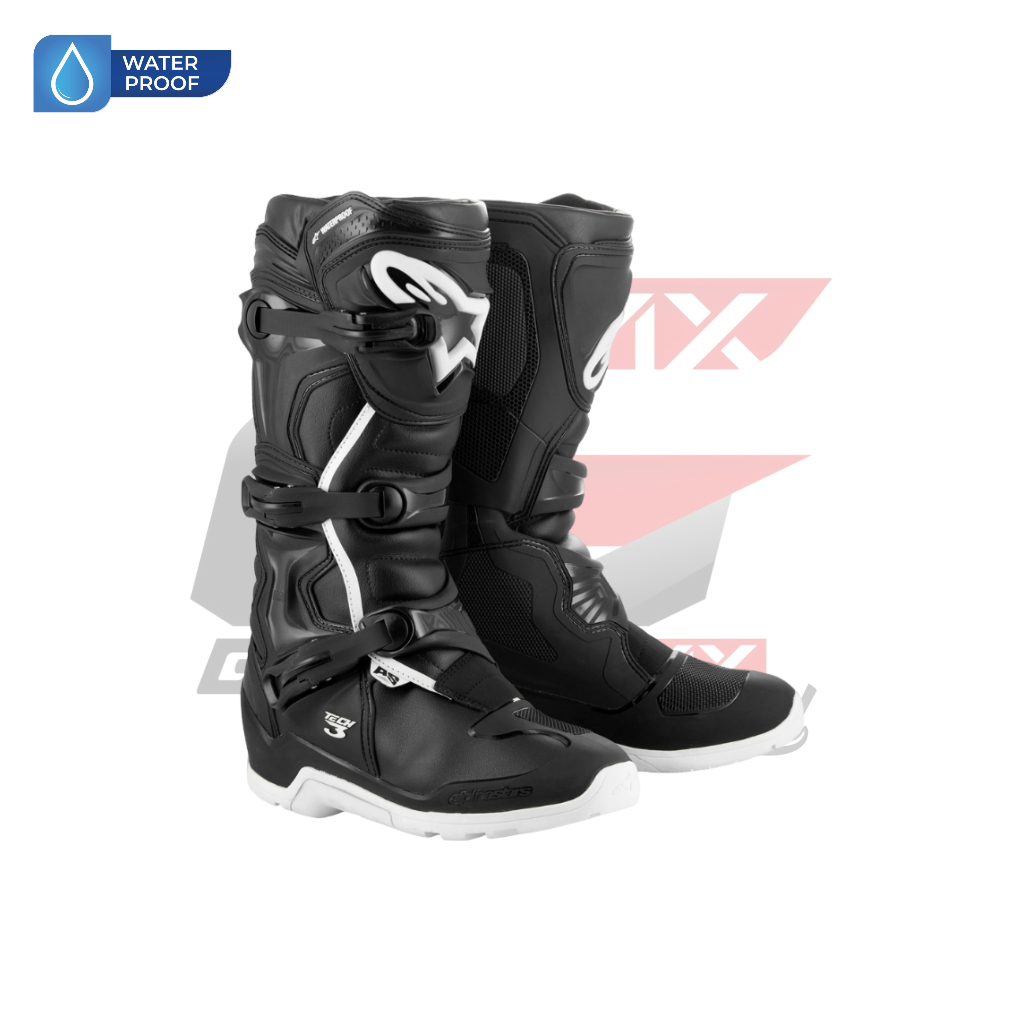 SEPATU ALPINESTARS TECH 3 ENDURO WATERPROOF - BLACK WHITE