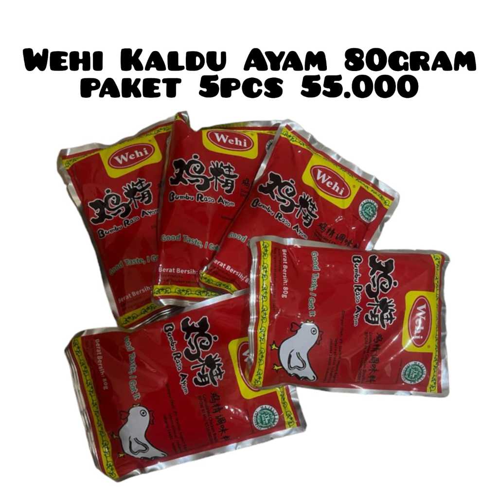 

PROMO WEHI KALDU AYAM 80GRAM PER 5PCS