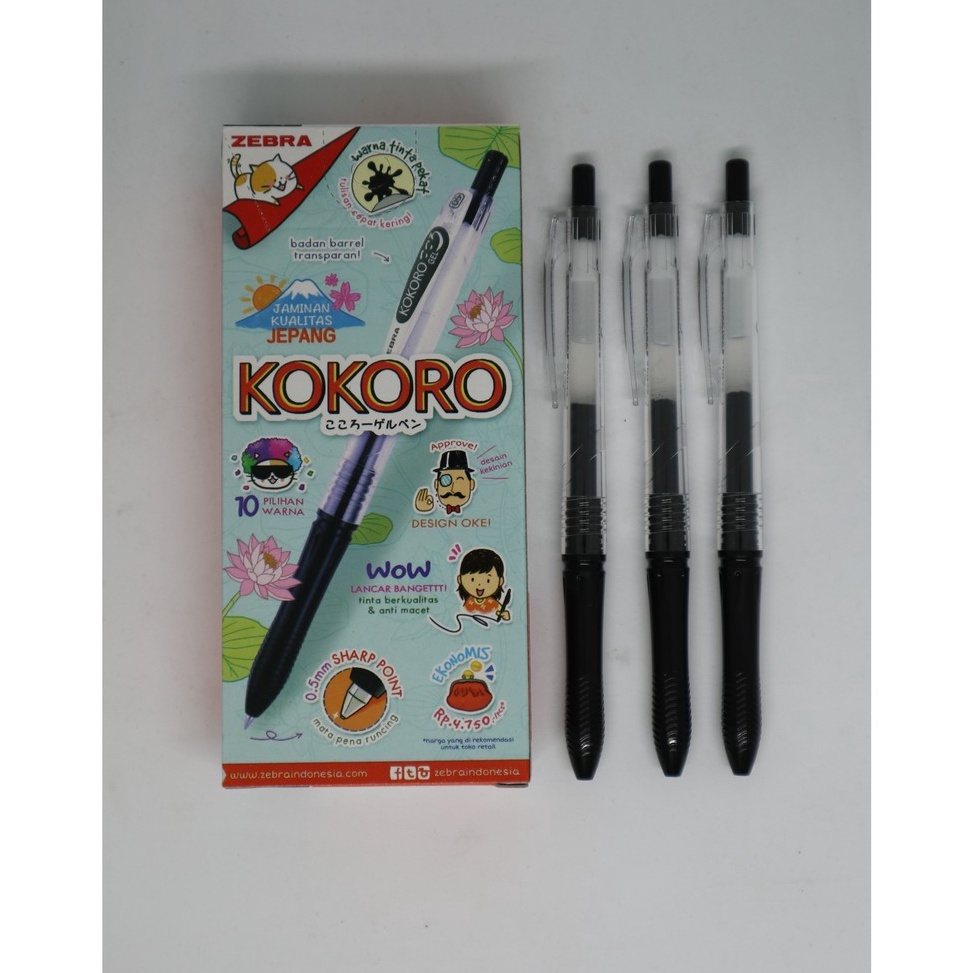 

KODE I49B PEN ZEBRA KOKORO