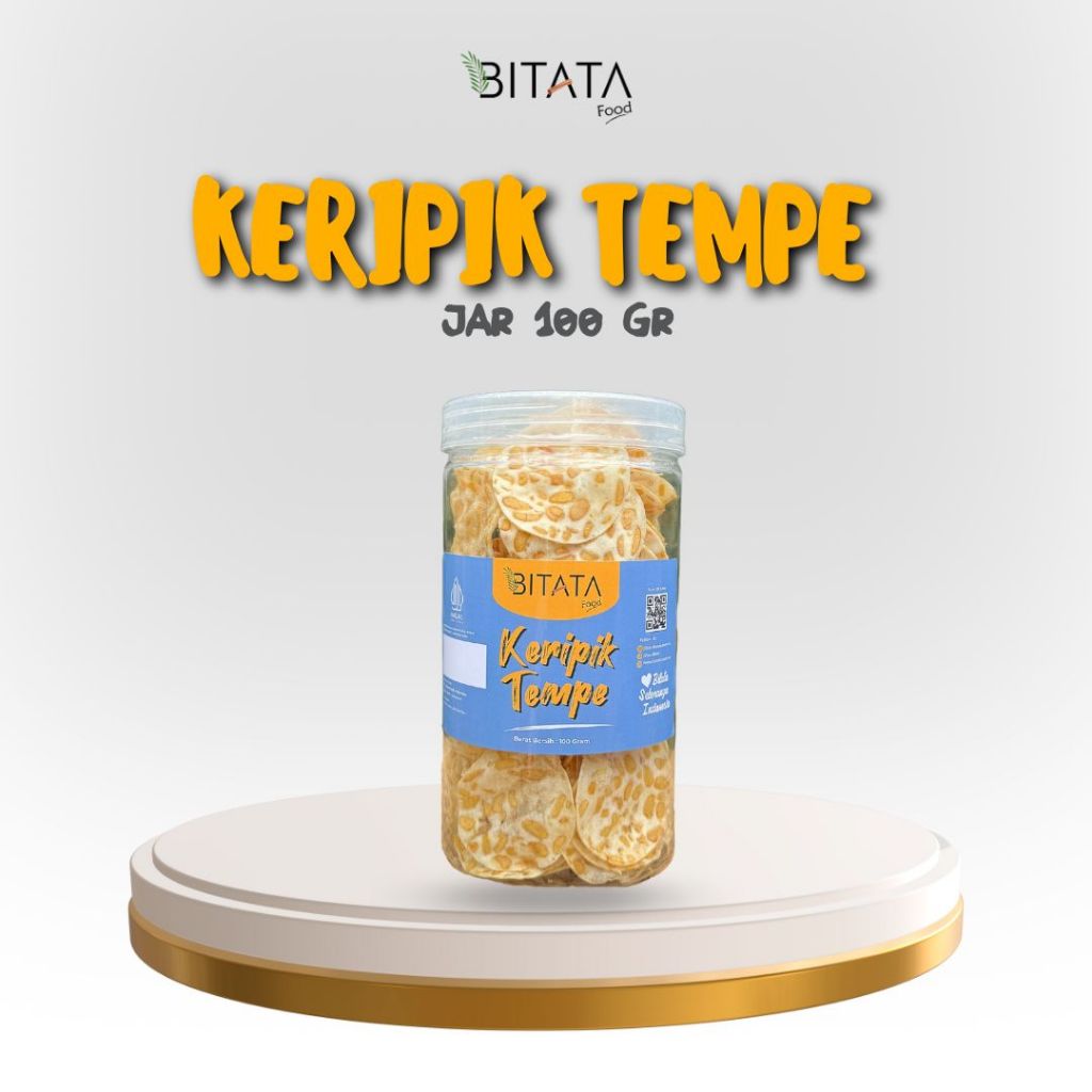 

BITATA Keripik Tempe Jar 100 gr