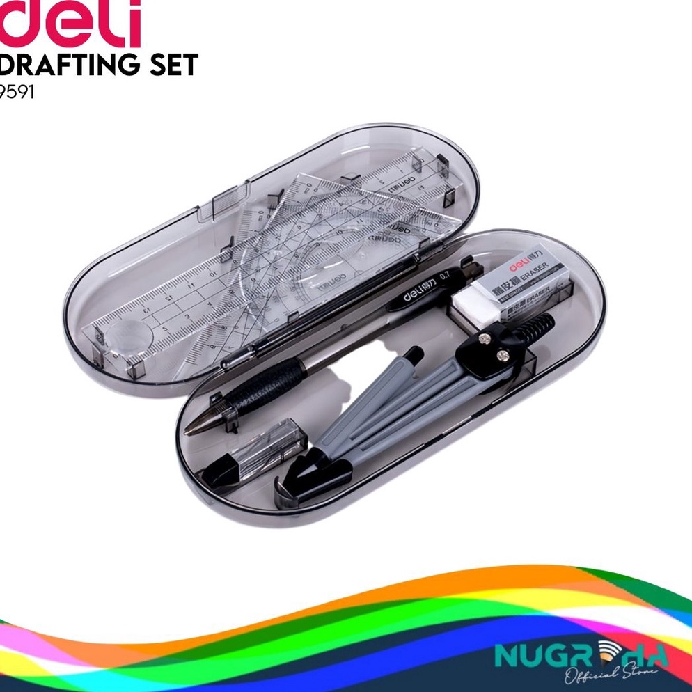 

KODE H87U Deli Penggaris Ruller Set Sekolah Skala Akurat 9591