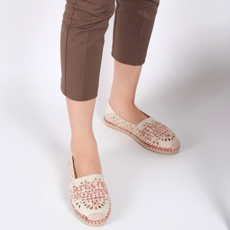 Original Valentino VLTN Garavani Atelier Logo Espadrilles